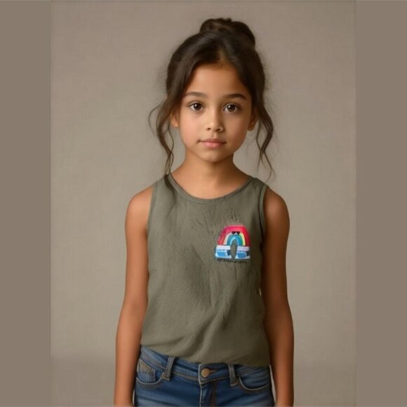 5 Piece Bundle of Girl's Size 7-8 (S-M) Summer Tank Tops - Picture 6 of 15